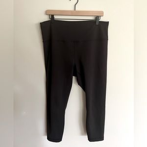 Lululemon Wunder Train High Rise Crop Leggings- 16- Black